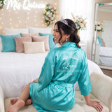 Classic Princess Quince Robe Personalized, Quinceanera Gift