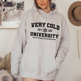 Very Cold University Hoodie - Winter Hoodie - Sizes S to 5XL