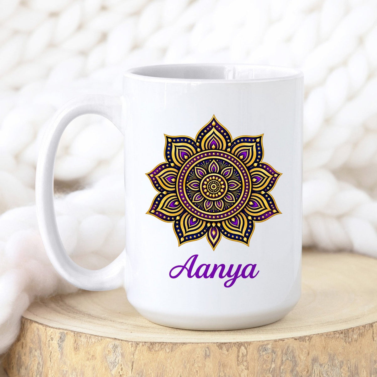 Personalized Diwali Mug with Name - Gifts Are Blue
