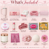Blush and Glow Pamper Self Care Gift Basket for Her