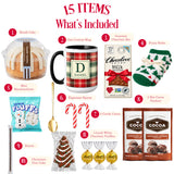 A Very Merry Birthday Christmas Gift Box for Him with Bundt Cake