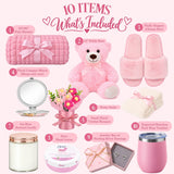 All Things Pink & Lovely Gift Basket for Her - Gifts Are Blue