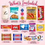 Birthday Sweets & Happy Treats Gift Box for Teen Girls - Custom Initial - Gifts Are Blue