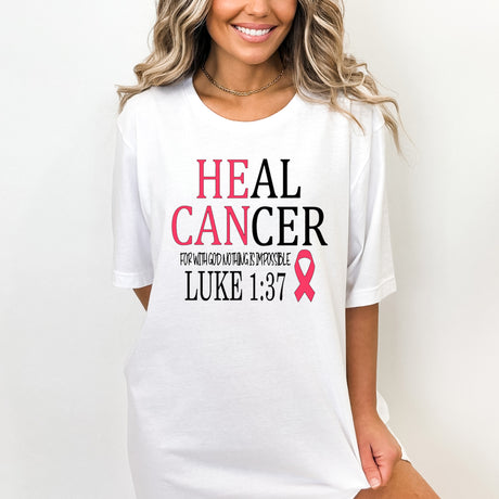 Breast Cancer Awareness Month shirt combining faith and hope to encourage healing and support.