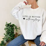 A gift from son to mom, this cute sweatshirt makes for the perfect gift idea for mothers day. All SKUs.