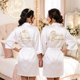 Classic Princess Quince Robe Personalized, Quinceanera Gift