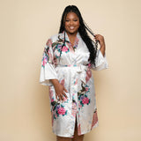 White Kimono Womens Robe