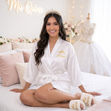 Classic Princess Quince Robe Personalized, Quinceanera Gift