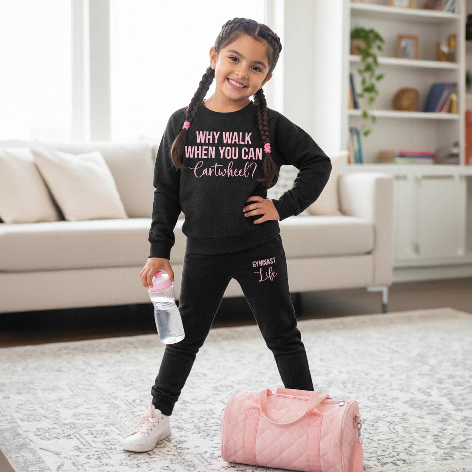 Custom Loungewear Set for Kids to Preteen, Toddler Hoodie no Drawstrings