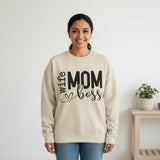 Funny Wife Boss Mom Sweatshirt Gift for Mothers Day
