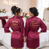 Classic Princess Quince Robe Personalized, Quinceanera Gift