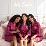 Classic Princess Quince Robe Personalized, Quinceanera Gift