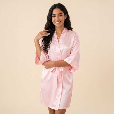 Womens Satin Robes, Sizes Small - 5XL - Gifts Are Blue