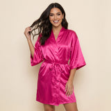 Womens Satin Robes, Sizes Small - 5XL