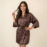 Womens Satin Robes, Sizes Small - 5XL