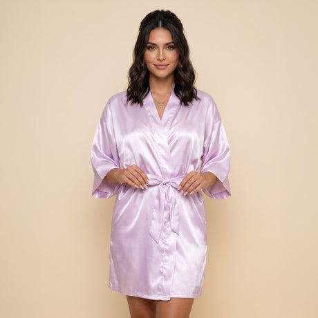 Womens Satin Robes, Sizes Small - 5XL - Gifts Are Blue