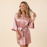 Womens Satin Robes, Sizes Small - 5XL