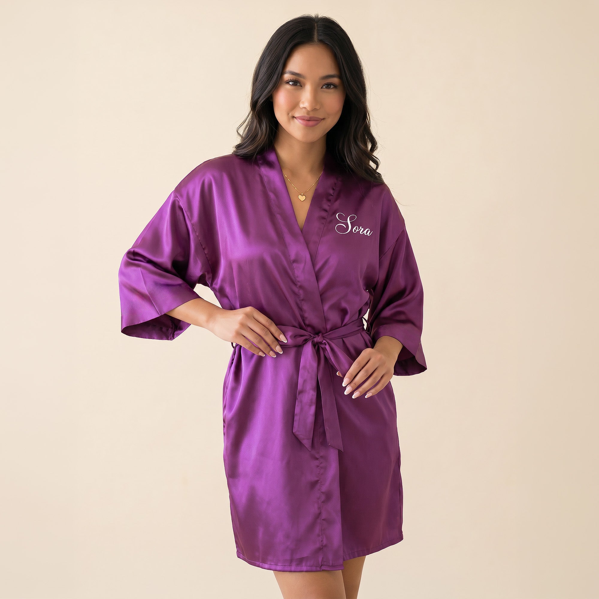 Personalized Purple Robes for Women and Girls