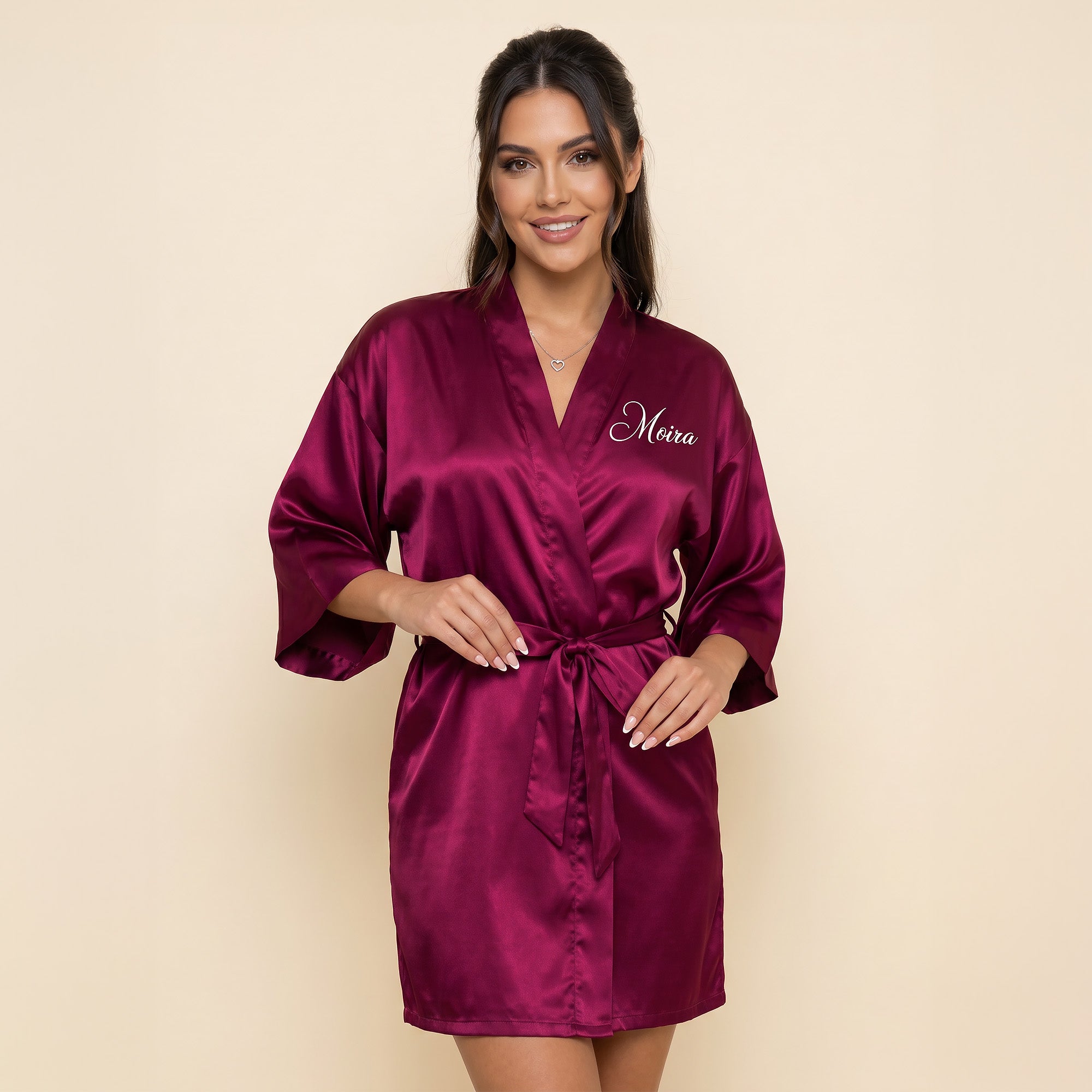 Personalized Wine Burgundy Robes for Women and Girls
