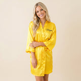Personalized Yellow Gold Robes for Women and Girls