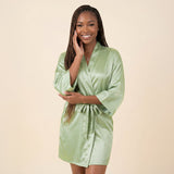 Womens Satin Robes, Sizes Small - 5XL