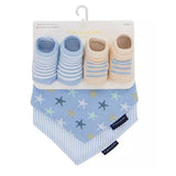 4-Piece-BandanaBiB-Socks-Set-Navy-Sailor-0-12-Months-main; Starfish