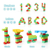 76 Pcs Marble Run Building Blocks Classic Big Blocks - Create animals, numbers, letters