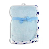 Baby Blanket and Neck Pillow, Travelling Set for Children - Blue Blanket