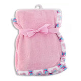 Baby Blanket and Neck Pillow, Travelling Set for Children - Pink Blanket