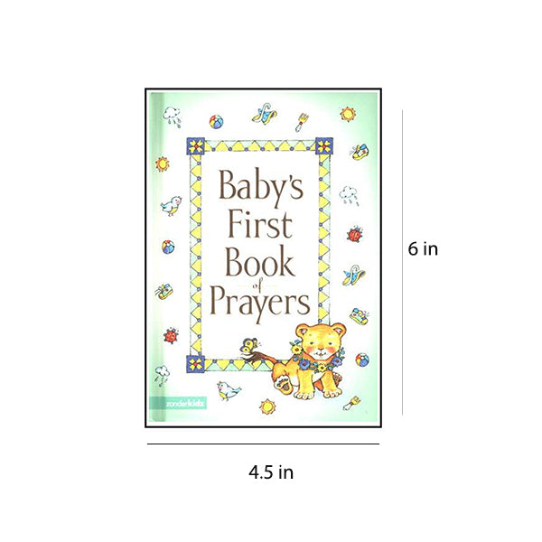 Baby's First Book of Prayers - Toddler Devotional - Book Measurements