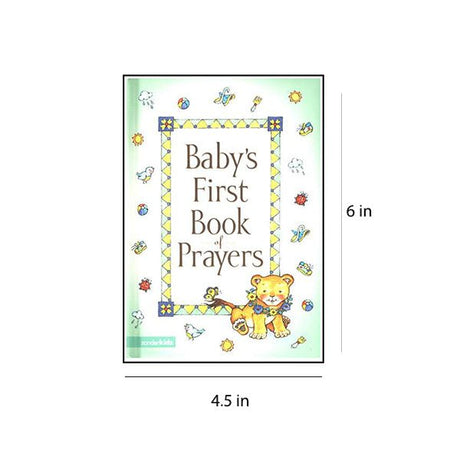 Baby's First Book of Prayers - Toddler Devotional - Book Measurements