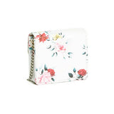 Guess Womens Blaire Chain Card Case, Crossbody Bag, Womens Crossbody Bag - Floral Back View