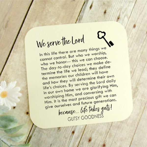 Christian Rustic Keychain As For Me And My House Scripture, Man Of God, Woman Of God, Religious Gifts, Christian Gifts, Gifts for Christians - Background 3