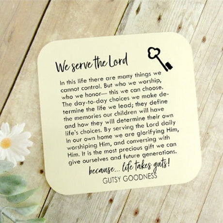 Christian Rustic Keychain As For Me And My House Scripture, Man Of God, Woman Of God, Religious Gifts, Christian Gifts, Gifts for Christians - Background 3