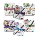 Floral Notepad and Pen Set, Assorted Notepad Designs, Gifts For Her - Assorted