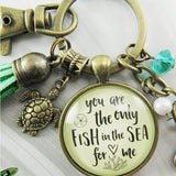 Couples-Keychain-set-you-are-the-only-fish-inthe-sea-ALT