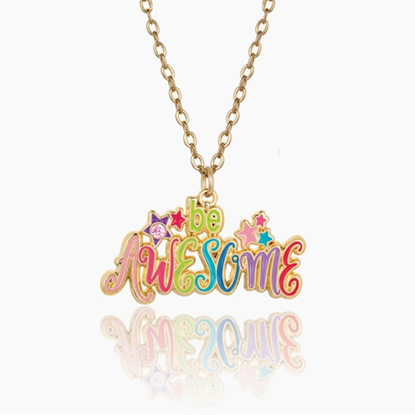 Girl-Nation-Girl-Power-Gold-Necklace-be-AWESOME