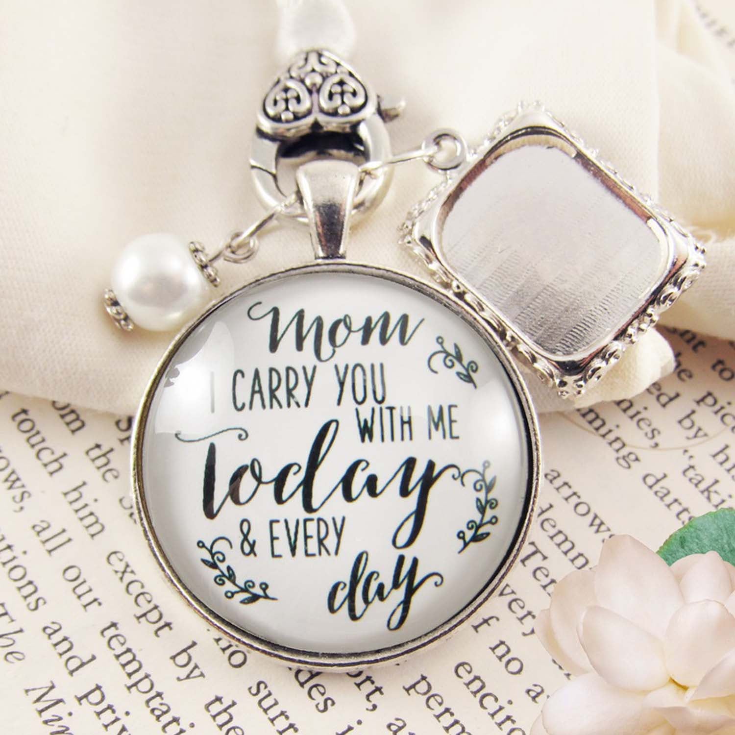 Missing You As I Walk Down the Aisle Charms By Gutsy Goodness, Wedding Keychains