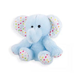 Plush Baby Elephant w/ Polka Dots Feet & Ears for Babies and Toddlers