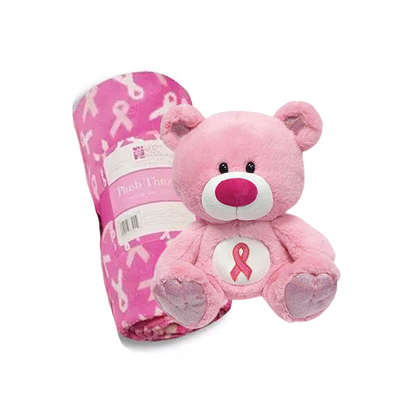 Plush-Soft-Breast-Cancer-Awareness-Blanket-and-Bear-Set-2