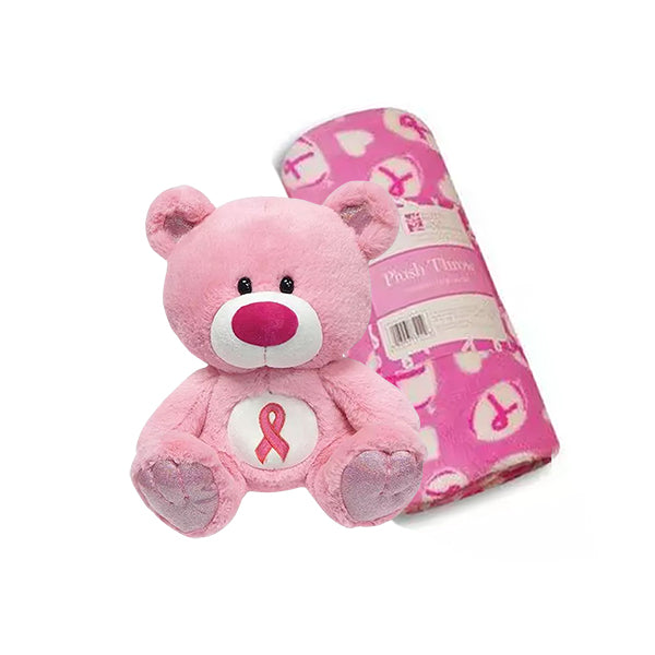 Plush-Soft-Breast-Cancer-Awareness-Blanket-and-Bear-Set-4