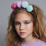 Ponytail Whimsy Clouds Luvs Rainbow  By Girl Nation