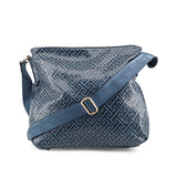 Renato Balestra Womens Crossbody Bag, Designer Maya Series, Back, Blue