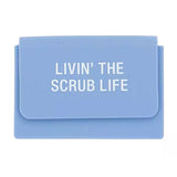 Nurse Livin The Scrub Life Card Case, Gifts For Nurses and Doctors, Main 