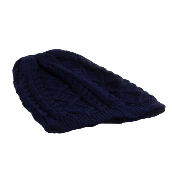 Blue Unisex Slouchy Beanie Hat - Gifts Are Blue - 3