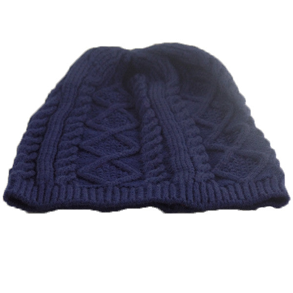 Blue Unisex Slouchy Beanie Hat - Gifts Are Blue - 4