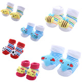 Cute Infant Baby Cotton Socks Shoes, 0 to 6 Months - Gifts Are Blue - All New Style Designs