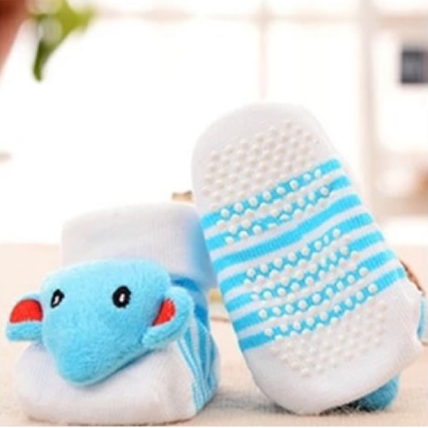 Cute Infant Baby Cotton Socks Shoes, 0 to 6 Months - Gifts Are Blue - 12 Lifestyle