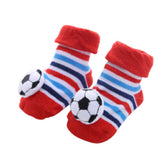 Cute Infant Baby Cotton Socks Shoes, 0 to 6 Months - Gifts Are Blue - 15 