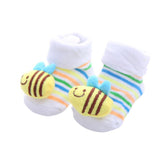 Cute Infant Baby Cotton Socks Shoes, 0 to 6 Months - Gifts Are Blue -16